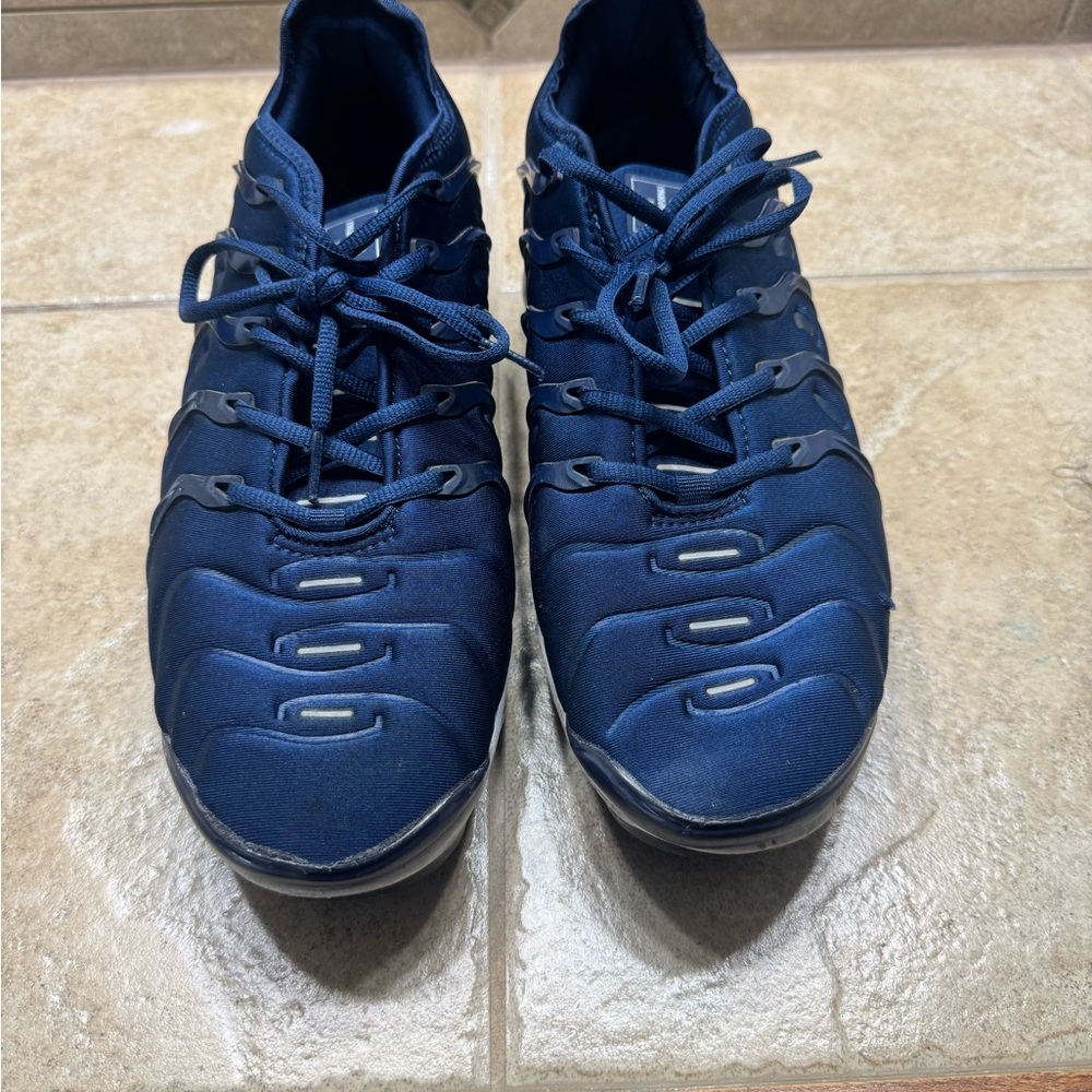 Men Blue and Black Shoes